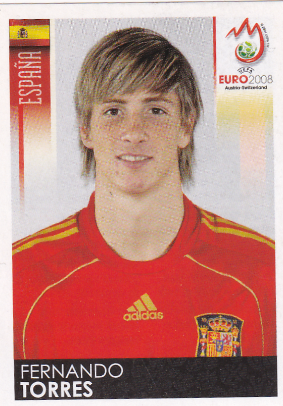 Fernando Torres - Spanien - Panini EM 2008 - Basis Bild - Nr. 434