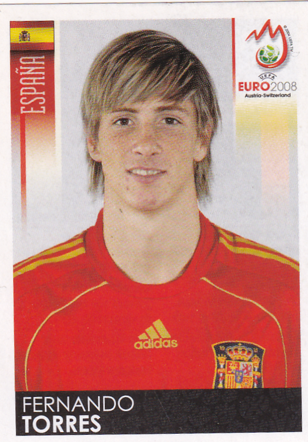 Fernando Torres - Spanien - Panini EM 2008 - Basis Bild - Nr. 434