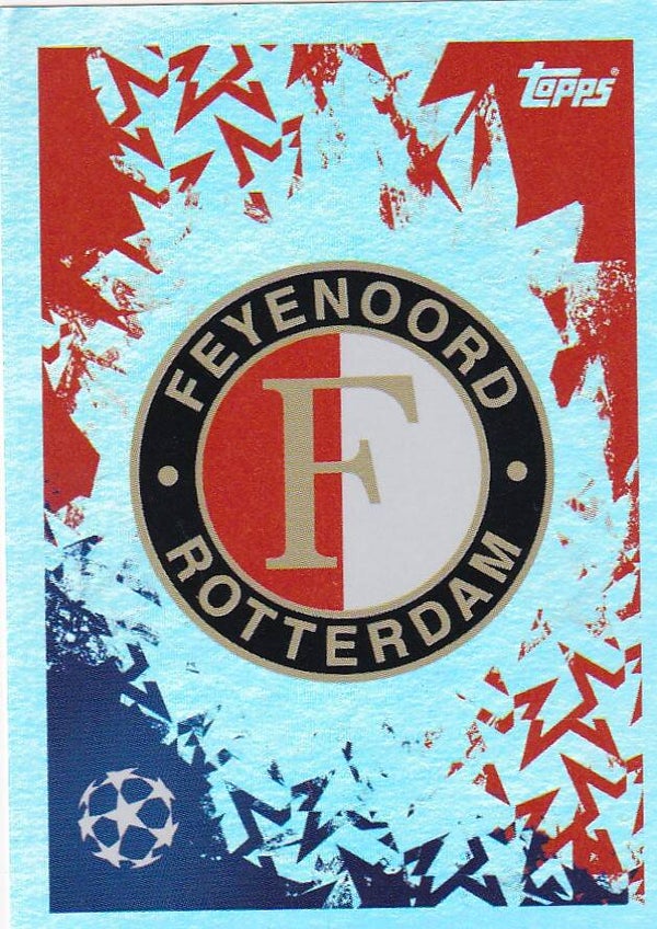 Feyenoord Rotterdam / Topps Champions League 2024 / Logo  / Nr. 208