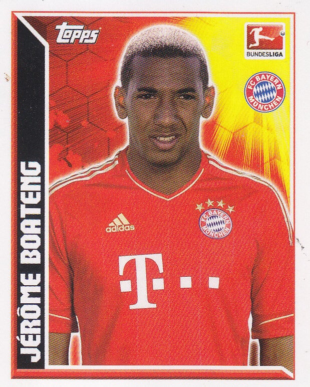 Jerome Boateng / FC Bayern München / Topps Bundesliga 2011 / Basis Bild / Nr. 302