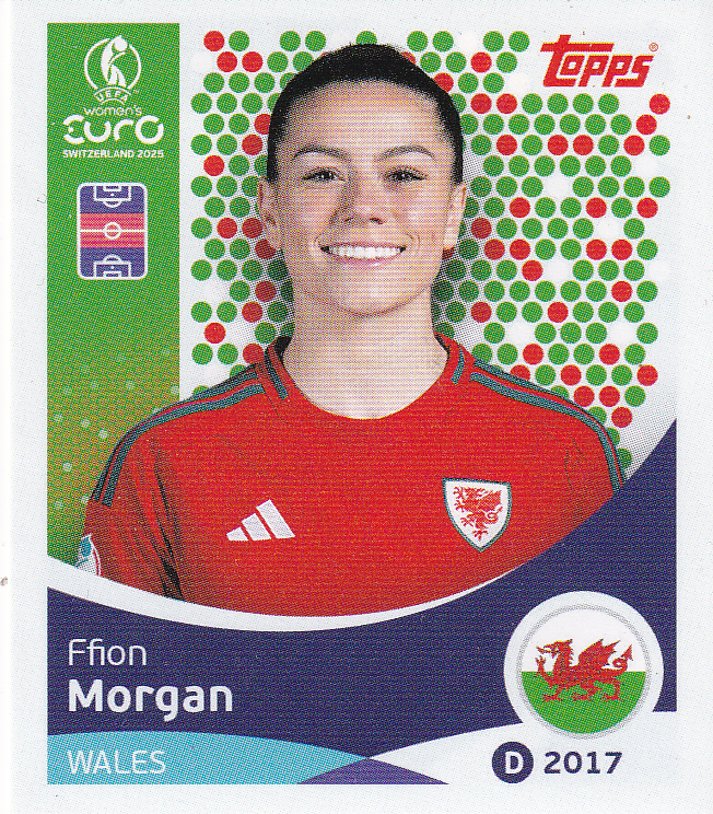 Ffion Morgan - Wales - Topps Frauen EM 2025- Basis Bild - Nr. 277