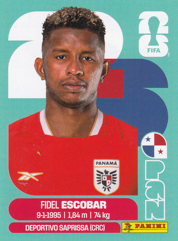 Fidel Escobar - Panama - Panini WM 2026 - Basis Bild - PAN4