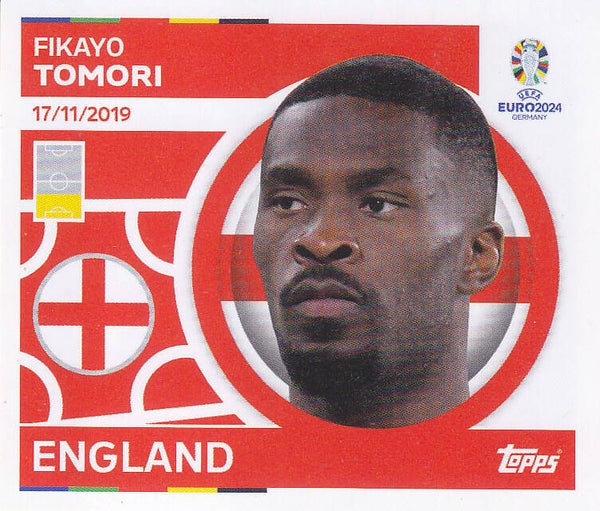 Fikayo Tomori / England / Topps EM 2024 / Basis Bild / Nr. ENG 11