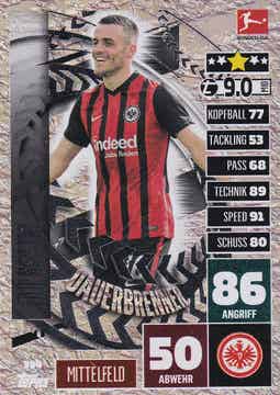 Filip Kostic / Eintracht Frankfurt / Topps Match Attax 2020 / Dauerbrenner / Nr. 394