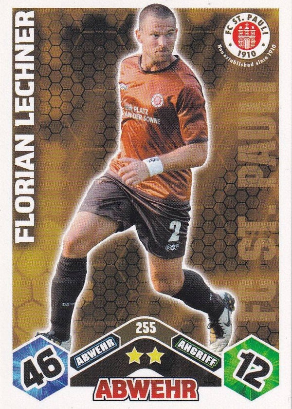 Florian Lechner / FC St. Pauli / Topps Match Attax 2010 / Basis Karte / Nr. 255