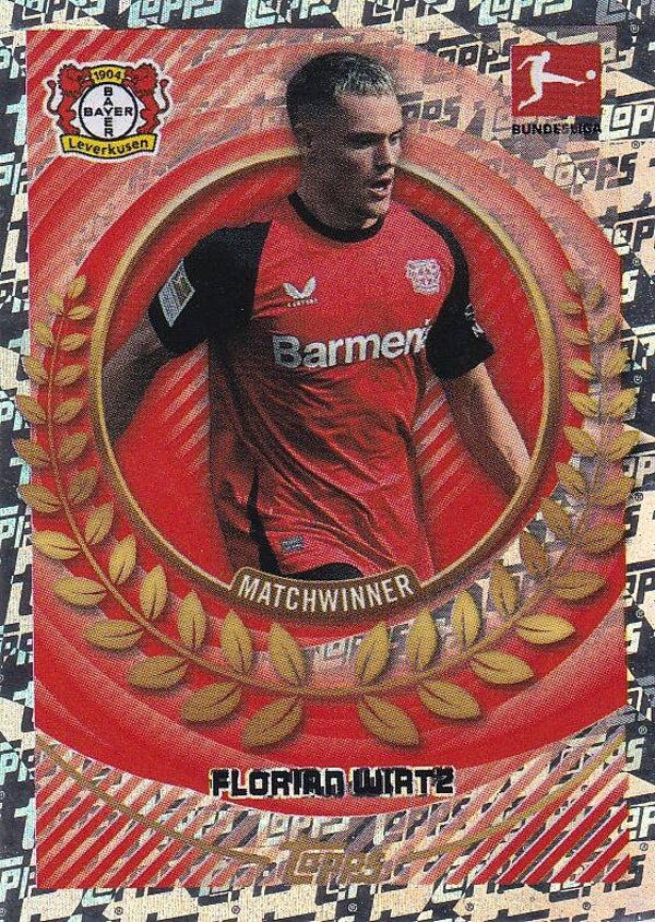 Florian Wirtz - Bayer 04 Leverkusen - Topps Bundesliga 2024 - Matchwinner - Nr. 282