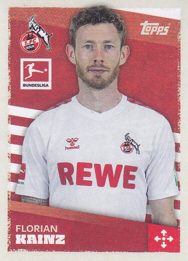 Florian Kainz / 1.FC Köln / Topps Bundesliga 2023 / Basis Bild / Nr.230
