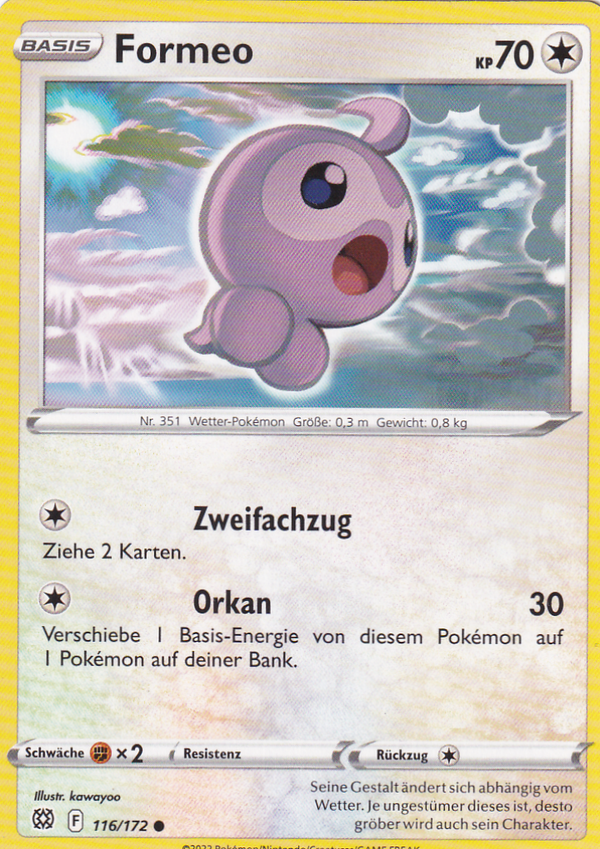 Formeo - Pokemon - Strahlende Sterne 2022 - Basis - Nr. 116/172