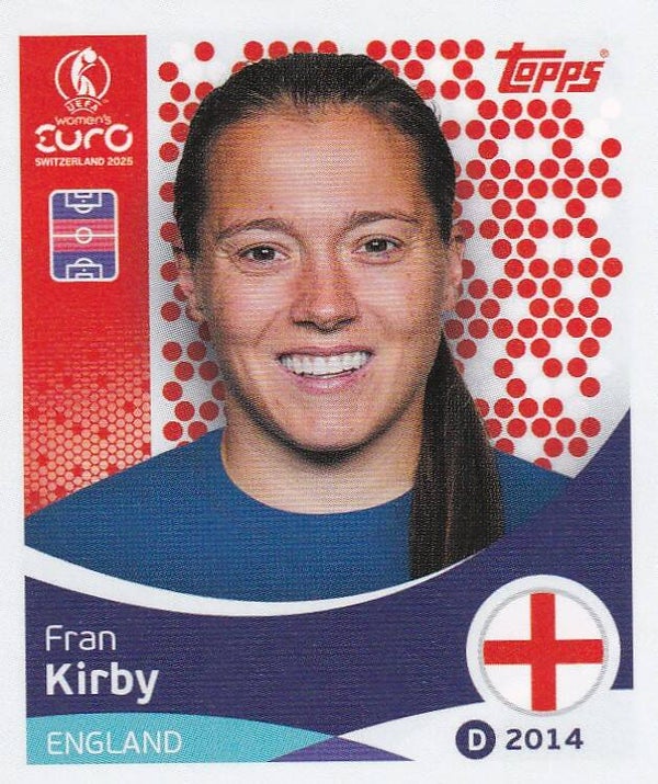 Fran Kirby - England - Frauen EM 2025 - Basis Bild - Nr. 263