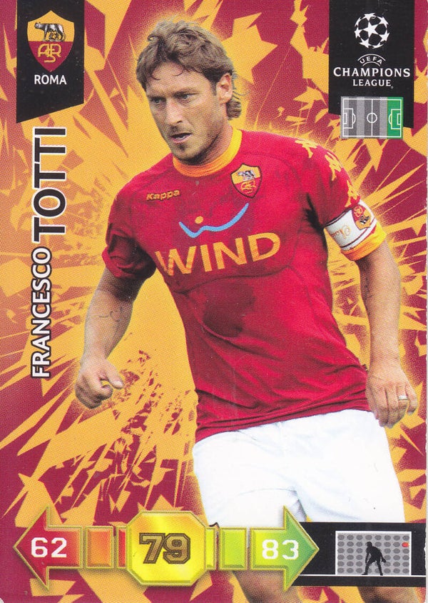Francesco Totti / AS Rom / Panini Champions League 2010 / Basis Karte / Nr. 260
