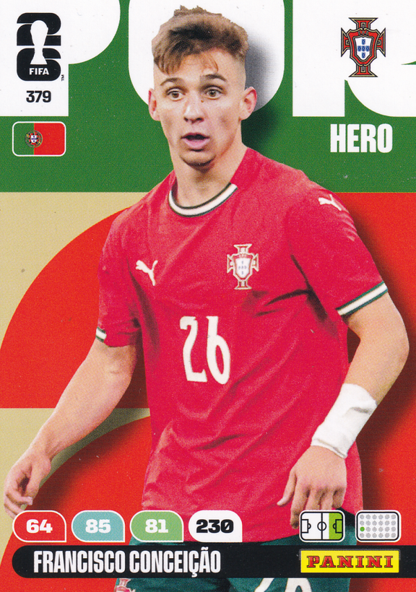 Francisco Conceicäo - Portugal - Panini WM 2026 - Hero - Nr. 379