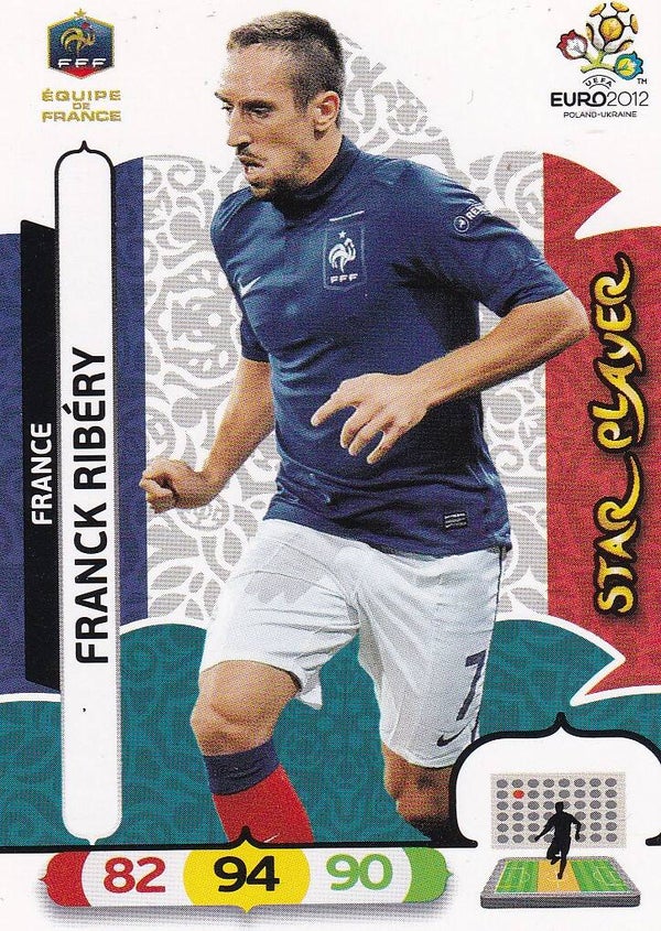 Franck Ribery / Frankreich / Panini EM 2012 / Star Player / Nr. 87