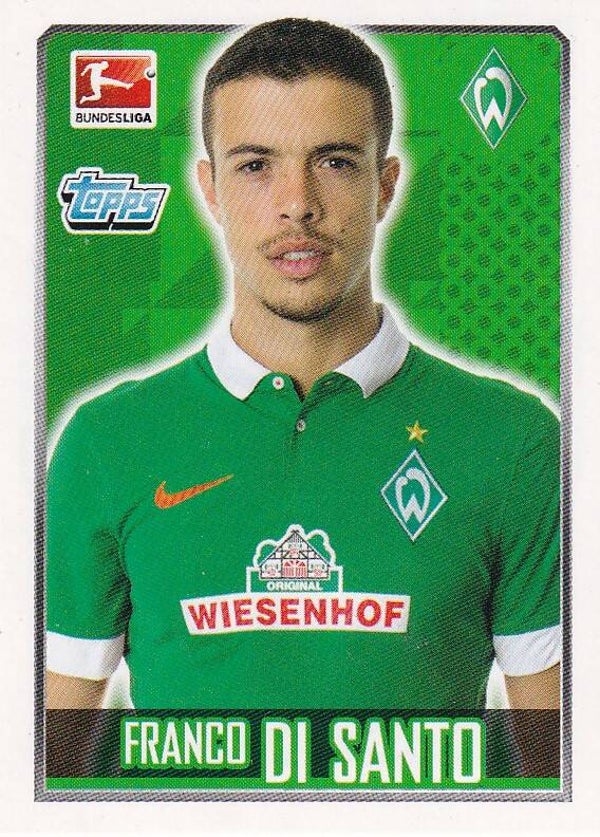 Franco di Santo / SV Werder Bremen / Topps Bundesliga 2014 / Basis Bild / Nr. 47