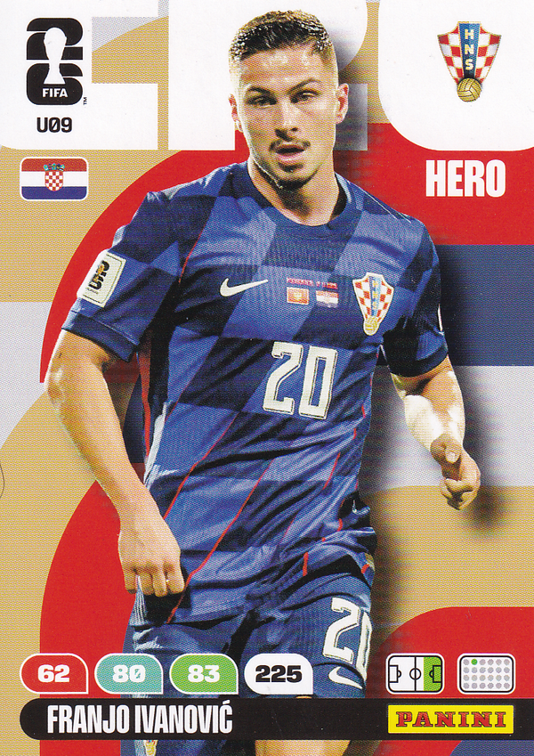 Franjo Ivanovic - Kroatien - Panini WM 2026 - Hero - Update - Nr. U09