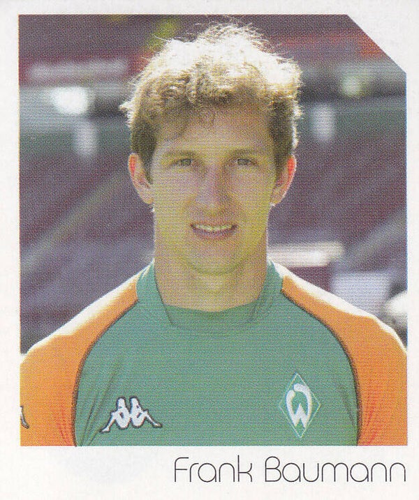 Frank Baumann / SV Werder Bremen / Panini Bundesliga 2003 / Basis Bild / Nr. 66