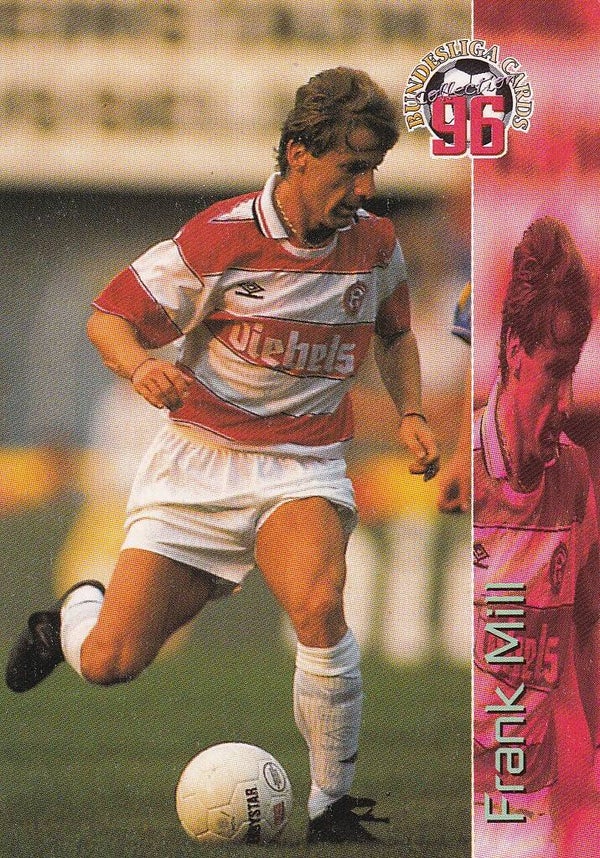 Frank Mill / Fortuna Düsseldorf / Panini Bundesliga 1996 / Basis Karte / Nr. 193