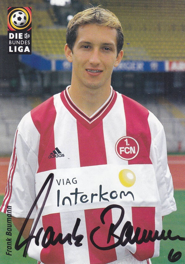 Frank Baumann - 1.FC Nürnberg - Autogrammkarte