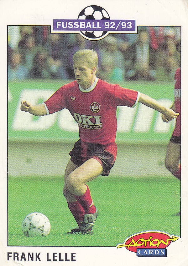 Frank Lelle / 1.FC Kaiserslautern / Panini Bundesliga 1992 / Action Card / Nr.106