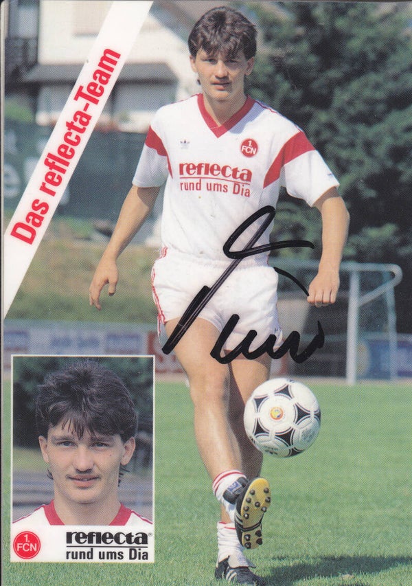 Frank Türr / 1.FC Nürnberg / Auotgrammkarte / 1988