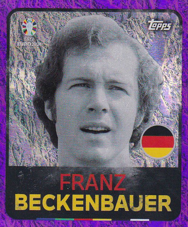 Franz Beckenbauer - Deutschland - Topps EM 2024 - Legende Lila - LEG 9