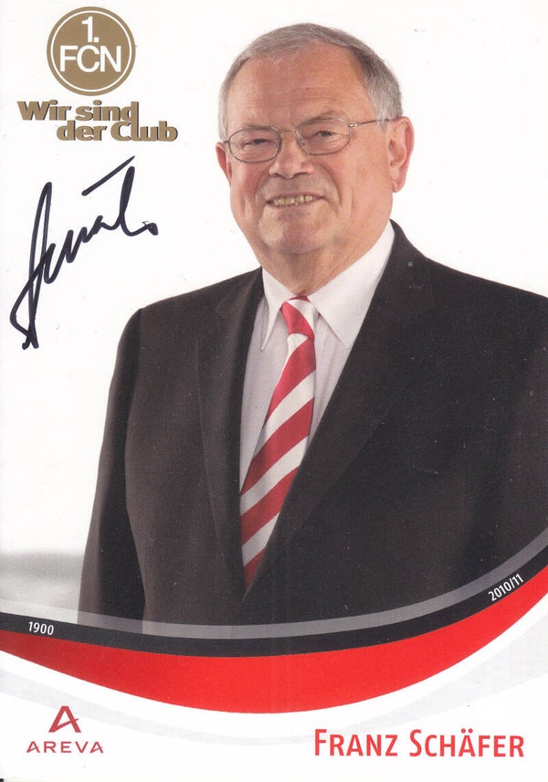 Franz Schäfer 1.FC Nürnberg Präsident