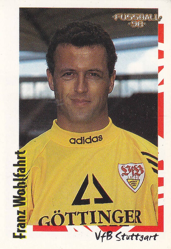 Franz Wohlfahrt / VFB Stuttgart / Panini Bundesliga 1998 / Basis Bild / Nr. 93