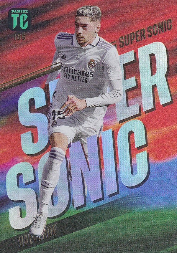 Federico Valverde / Real Madrid / Panini Top Class 2023 / Super Sonic Karte / Nr.156