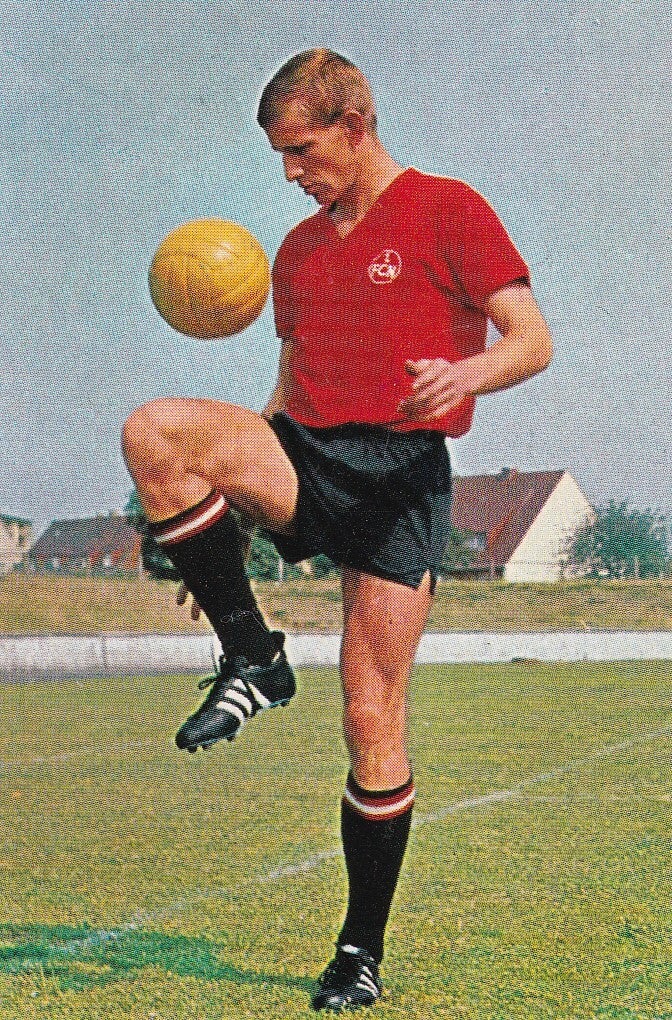 Fritz Popp / 1.FC Nürnberg / Bergmann Sammelkarte 1965 / Nr. 88