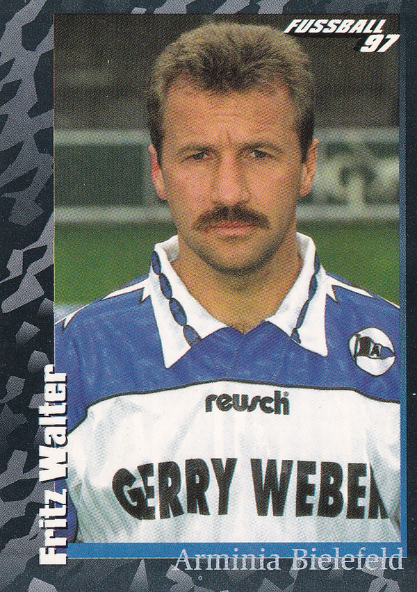 Fritz Walter - Arminia Bielefeld - Panini Bundesliga 1997 - Schwarze Serie - Nr. 440