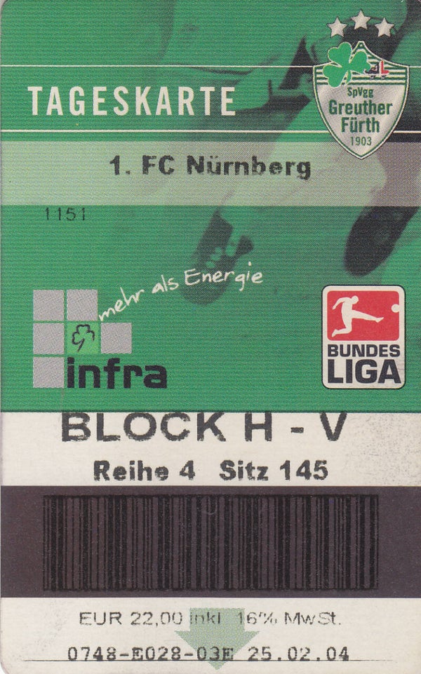 Greuther Fürth - 1.FCN 2004