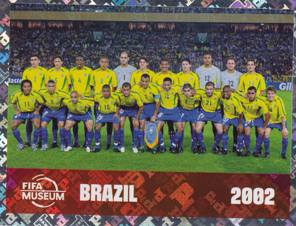 Brasilien 2002 - Panini - Fifa Museum Glitzer - FWC16