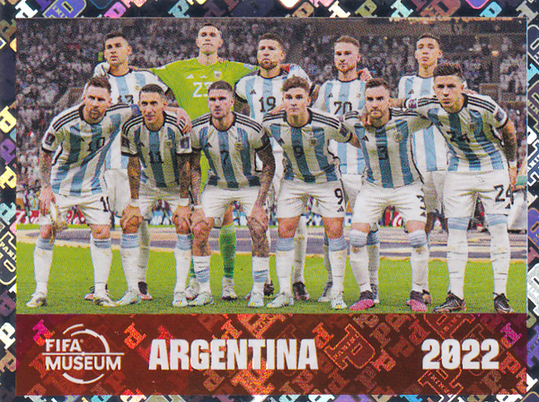 Argentinien 2022 - Panini WM 2026 - Fifa Museum - Glitzer - FWC19