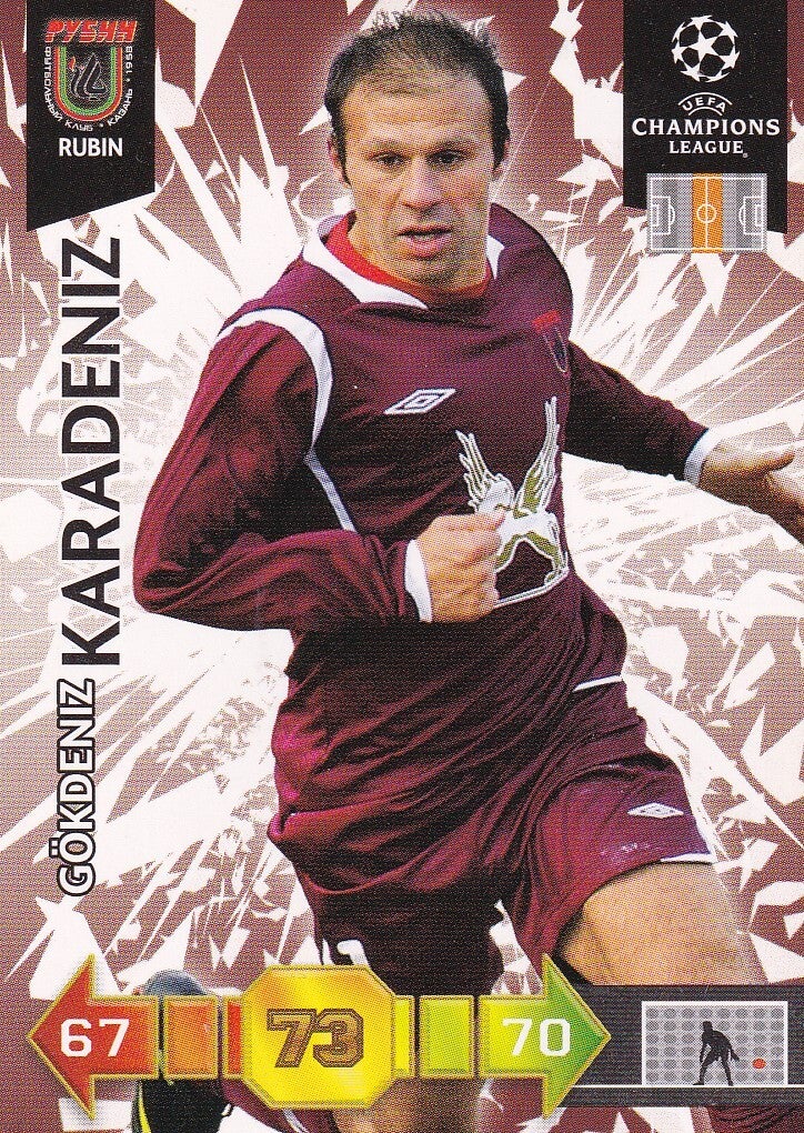 Gökdeniz Karadeniz / FC Rubin Kazan / Panini Champions League 2010 / Basis Karte / Nr. 276