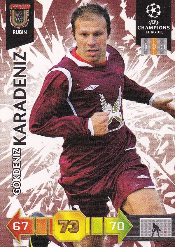 Gökdeniz Karadeniz / FC Rubin Kazan / Panini Champions League 2010 / Basis Karte / Nr. 276