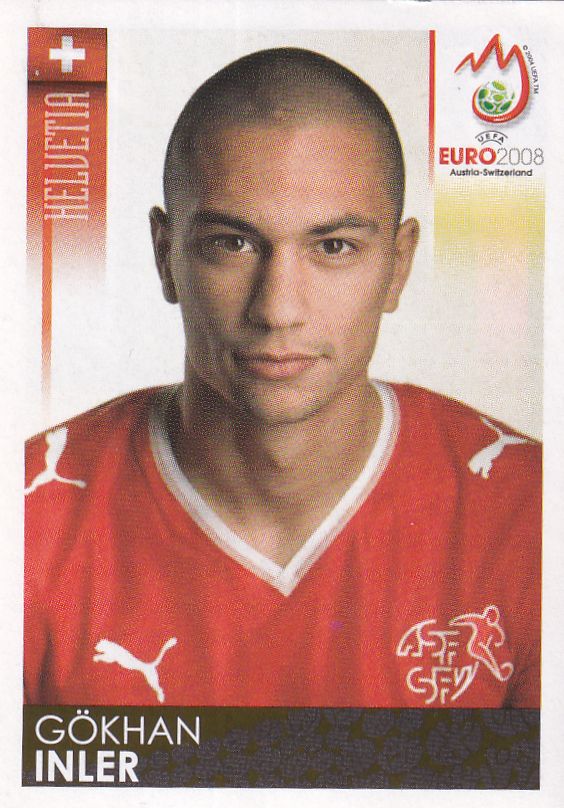 Gökhan Inler - Schweiz - Panini EM 2008 - Basis Bild - Nr. 63