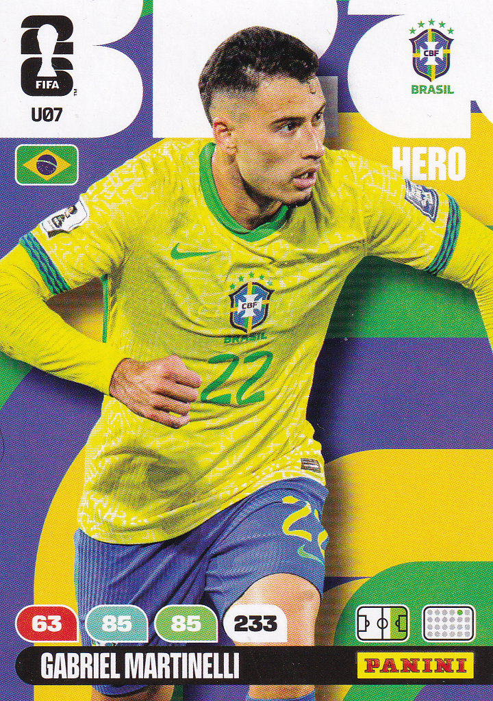 Gabriel Martinello - Brasilien - Panini WM 2026 - Hero - Update - Nr. U07