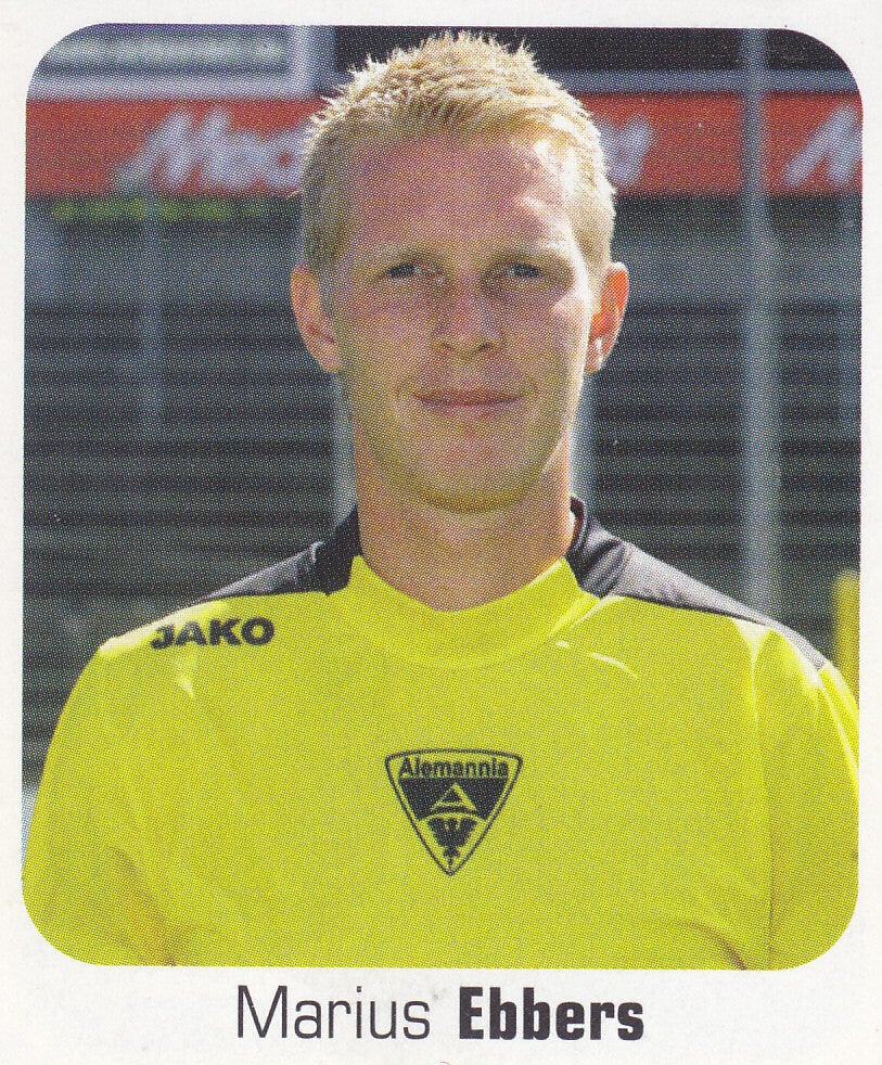 Marius Ebbers - Alemannia Aachen - Panini Bundesliga 2006 - Basis Bild - Nr. 26