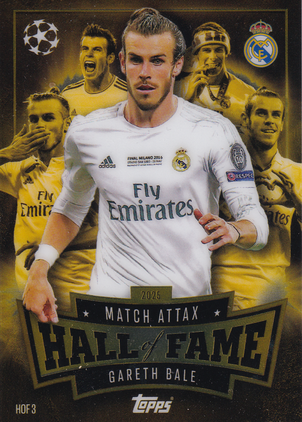 Gareth Bale - Real Madrid - Topps Champions League 2025 - Hall of Fame - Nr. HOF3