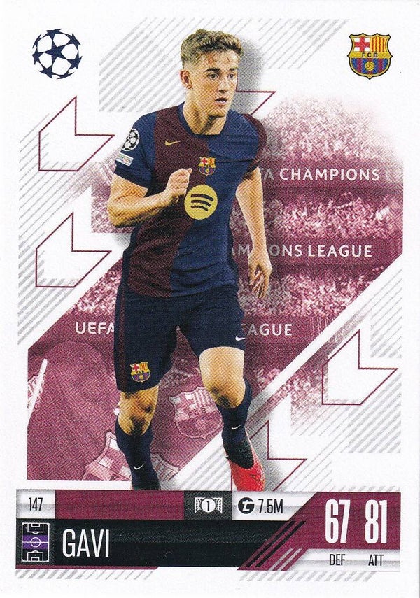 Gavi / FC Barcelona / Topps Champions League 2024 / Basis Karte / Nr. 147