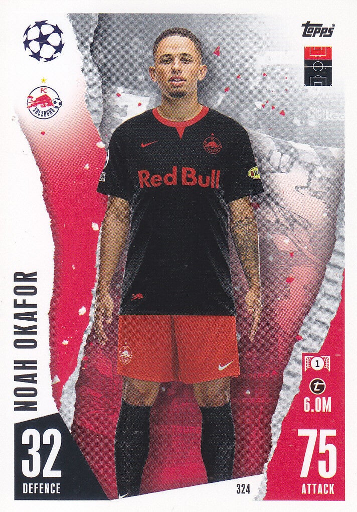 Noah Okafor / FC Salzburg / Topps Champions League 2023 / Basis Karte / Nr.324