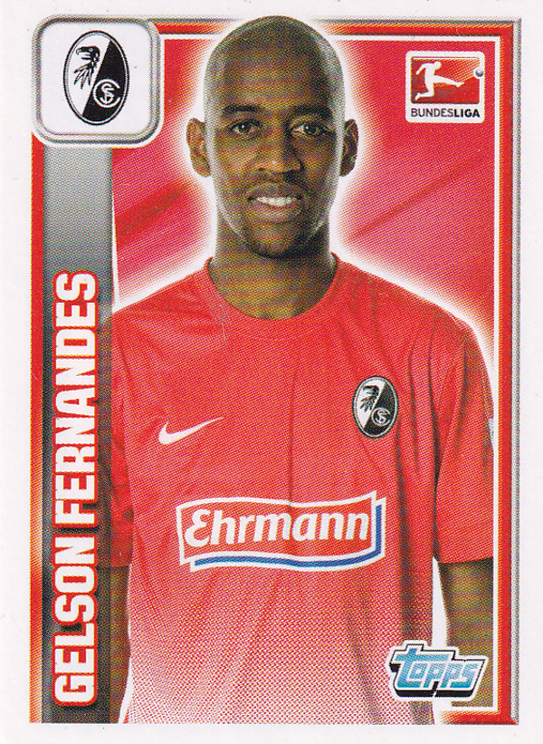 Gelson Fernandes - SC Freiburg - Topps Bundesliga 2013 - Basis Bild - Nr. 102