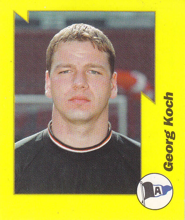 Georg Koch / Arminia Bielefeld / Panini Bundesliga 1997 /Basis Bild / Gelbe Serie / Nr.7