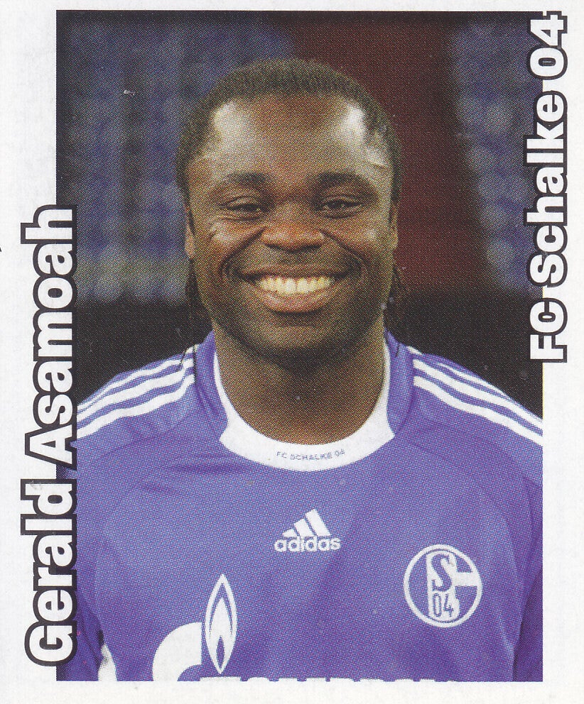 Gerald Asamoah / FC Schalke 04 / Panini Bundesliga 2008 / Basis Bild / Nr.432