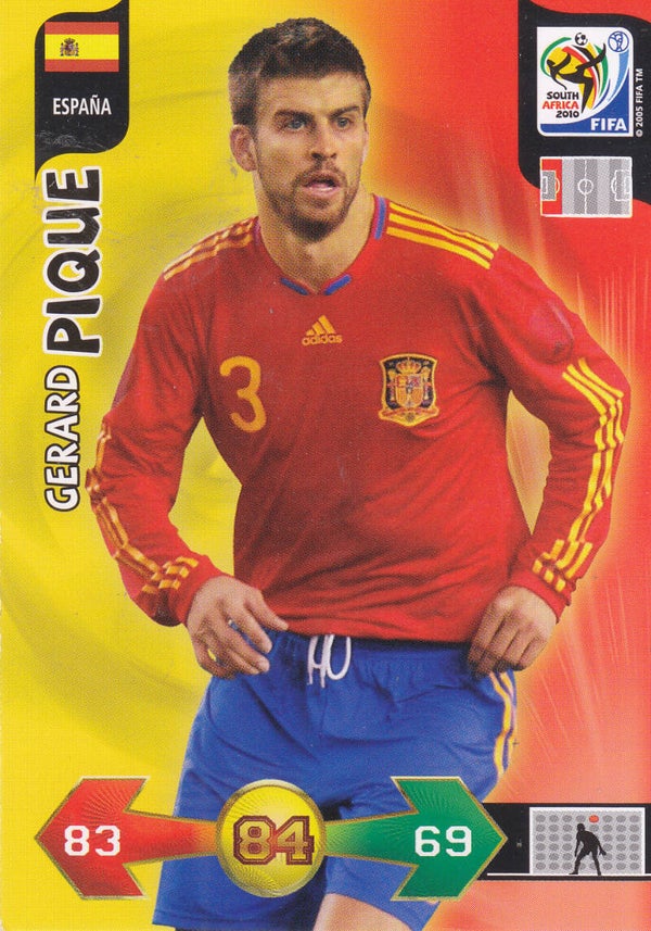 Gerard Pique / Spanien / Panini WM 2010 / Basis Karte / Nr. 132