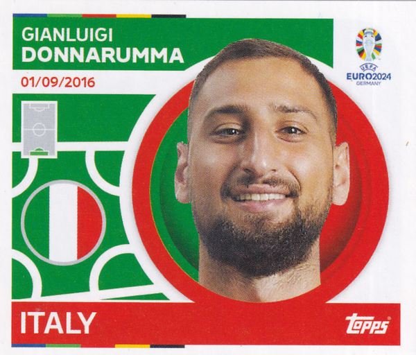 Gianluigi Donnarumma - Italien - Topps EM 2024 - Basis Bild - ITA 4