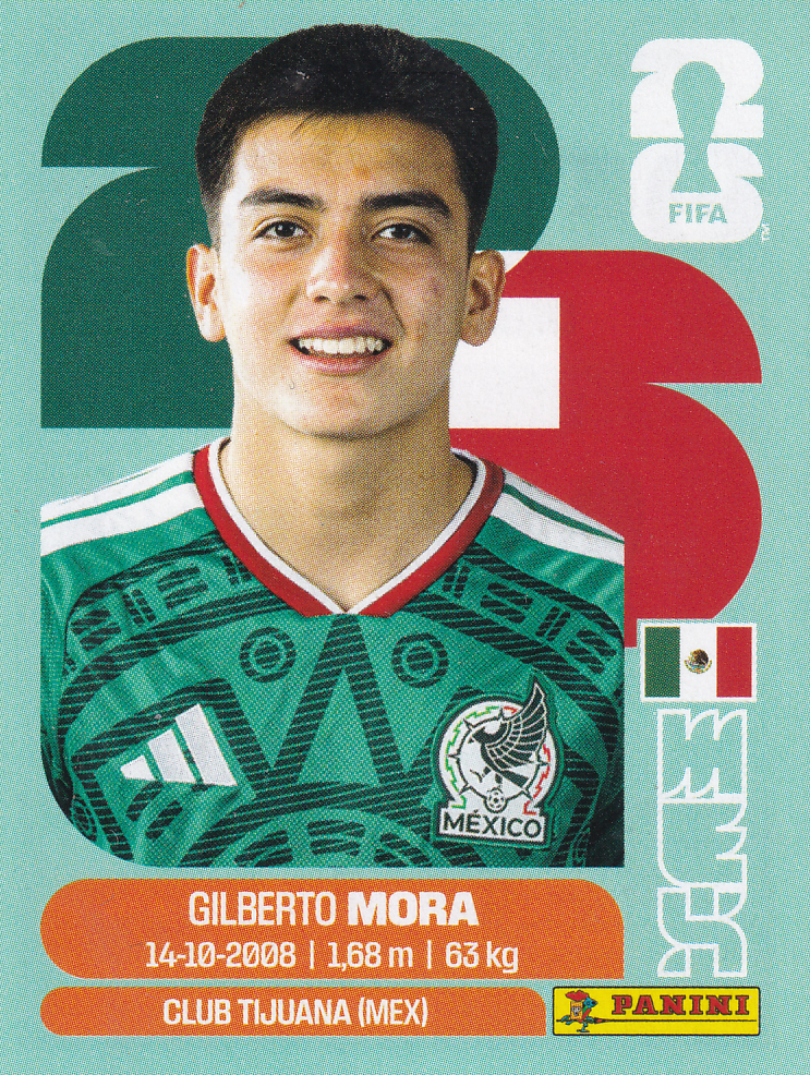 Gilberto Mora - Mexico - Panini WM 2026 - Update - MEX8a