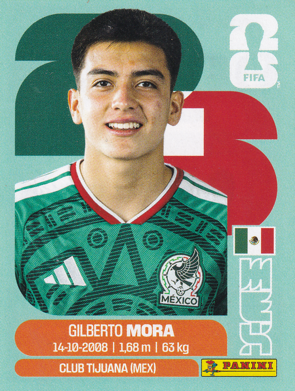 Gilberto Mora - Mexico - Panini WM 2026 - Update - MEX8a