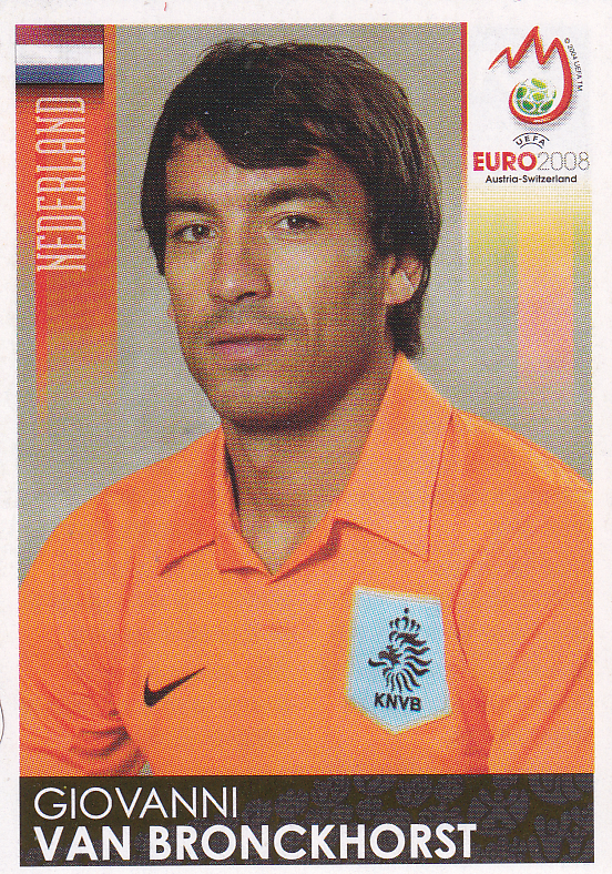 Giovanni van Bronckhorst - Holland - Panini EM 2008 - Basis Bild - Nr. 265