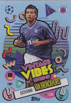 Giovanni van Bronckhorst - Glasgow Rangers - Topps Champions League 2024 - Vintage Vibes Legend - Nr. 431
