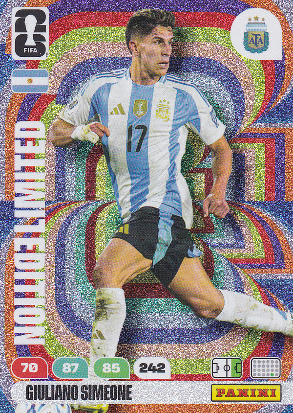 Giuliano Simeone - Argentinien - Panini WM 2026 - Limited Edition - Update - Nr. LEU-GS